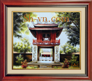 SHVN 7014-140x200cm-تطريزعلىالقماش= اليد المطرزة الصور الحرير 7014