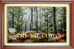 SHVN-8028-55 x 75cm-معلقاتتطريزيدوي = الفنانين التطريز اليدوي 8028