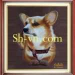 SHVN-8047-50x50cm-تعليمالتطريزباليد = اليد المطرزة الصور الحرير 8047