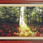 SHVN-8053-90cm x 130cm-ثمانيةخيول = لوحاتتطريزيدوي 8053