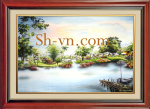 Silk-embroidered-pictures-vietnam=Pattern silk pitures 7020-SHVN 7020-115cm x 170cm
