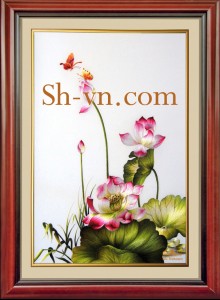Tranh thêu Sài Gòn 'Sen Việt' (54)
