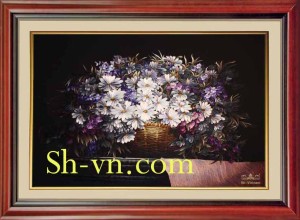 Tranh-theu-tay-nghe-thuat=Tranh thêu tơ tằm 1007-SHVN-1007- 80cm x 100cm..
