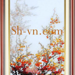 Vietnamese-embroidered-pictures=Pattern silk pitures 4009-SHVN 4009-60x90cm