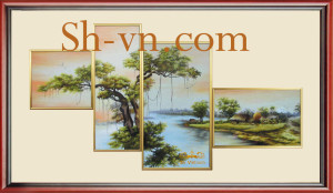 Vietnamese-embroidered-pictures=Pattern silk pitures 4027-SHVN 4027-100x140cm