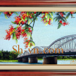 Vietnamese-embroidered-pictures=Pattern silk pitures 4041-SHVN 4041-45cm