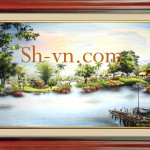 Vietnamese-silk-embroidery=SH silk embroidery 3006-SHVN 3006-115cm x 170cm