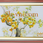 cherry-blossom-hand-embroidery=Cherry blossom hand embroidery pattern (05)-SHVN-2405-60x80cm