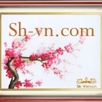cherry-blossom-hand-embroidery=Cherry blossom hand embroidery pattern (88)-SHVN-2388-60x70cm