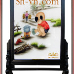 double-sided-silk-embroidery=Double sided embroidery stitches 07-SHVN-2307-45x50cm.