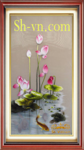 lotus-embroidery=Lotus embroidery designs (64)-SHVN-2364-60x80cm