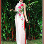 Ручные-вышитые-розы-ao-dai=вышитые шелком платья Áo Dài 604-SHVN 604