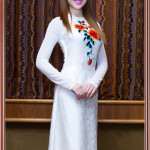 Ручные-вышитые-розы-ao-dai=вышитые шелком платья Áo Dài 607-SHVN 607