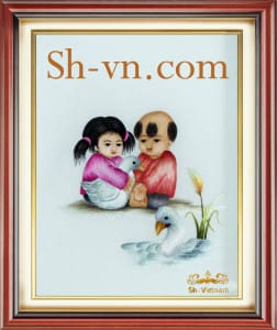 вышивка для детей купить=шелковые картины SH вьетнама 2316-SHVN-2316-45x50cm.