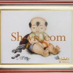 вышивка для детей купить=шелковые картины SH вьетнама 2330-SHVN-2330-45x50cm.