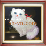 вышивка крестом пейзажи лето=шаблон шелковые картины SH 5026-SHVN-5026-45x45cm