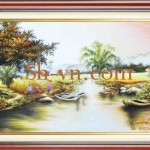 вышивка шелком крестом=шелковые картины Sh 1133-SHVN 1133-60x80cm