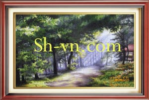 картины-вышитые-шелком-вьетнам=шелковые картины вьетнама 1132-SHVN 1132-60x80cm