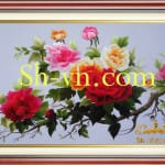 картины из шелка вьетнам цены=шелковые картины 1150-SHVN 1150-72x95-4tr