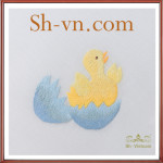 アンテイーク刺繍テーブルクロス＝手刺繍のサンプル222-SHVN 222