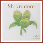 アンテイーク刺繍テーブルクロス＝手刺繍のサンプル233-SHVN 233