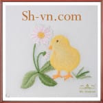 シルクオーガンジー刺繍=ベトナムシルク212-SHVN 212