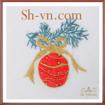 テーブルクロスリネン刺繍=手刺繍の見本510-SHVN 510