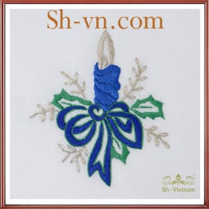 テーブルクロスリネン刺繍=手刺繍の見本513-SHVN 513