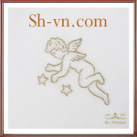 テーブルクロスリネン刺繍=手刺繍の見本520-SHVN 520