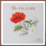 テーブルクロス刺繍キット＝テーブルクロス刺繍133-SHVN 133