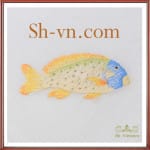テーブルクロス刺繍=手刺繍のサンプル025-SHVN 025
