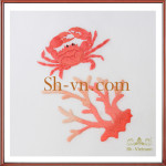 テーブルクロス刺繍=手刺繍のサンプル028-SHVN 028