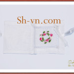 テーブルクロス刺繍=手刺繍のサンプル040-SHVN 040