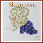 ハンガリー刺繍テーブルクロス＝手刺繍のサンプル304-SHVN 304