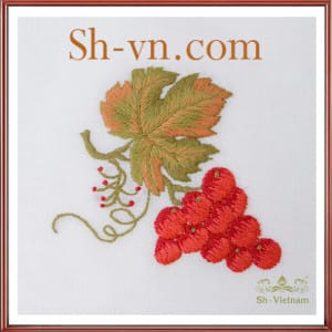 ハンガリー刺繍テーブルクロス＝手刺繍のサンプル318-SHVN 318