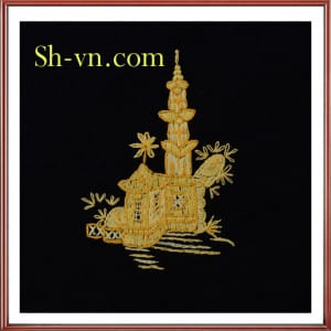 ハンガリー刺繍テーブルクロス＝手刺繍のサンプル327-SHVN 327