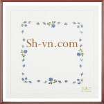 ベトナム刺繍テーブルクロス＝テーブルクロス刺繍401-SHVN 401