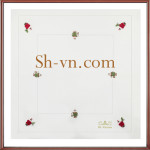 ベトナム刺繍テーブルクロス＝テーブルクロス刺繍410-SHVN 410