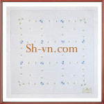 ベトナム刺繍テーブルクロス＝テーブルクロス刺繍423-SHVN 423