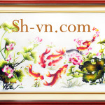 SHVN 1144- 100cm x 140cm-لوحاتتطريز = الفنانين التطريز اليدوي 1144