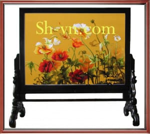 SHVN 2043- 50cm x 70cm-لوحاتزهورجميلة = صور التطريز الفيتنامية 2043