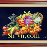 SHVN 2093 - 80cm x 90cm-لوحاتفنغشوي = لوحاتتطريزيدوي (93)