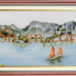 SHVN-5043-60x100cm-لوحاتفنيةرائعة = صور التطريز الفيتنامية 5043