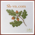 вышивка-ришелье-ручная=вышивка бисером на шелке 225-SHVN 225