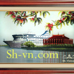 Tranh-theu-tay-hcm-Ben-nha-rong-2-(3052)-SHVN-3050-55 x 70cm.