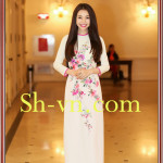 Áo dài thêu hoa 'Mẫu thêu 313'