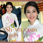 Áo dài thêu hoa 'Mẫu thêu 314'