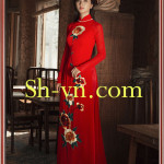 Áo dài thêu hoa 'Mẫu thêu'