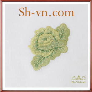 Khăn lụa thêu tay 'Mẫu 227'