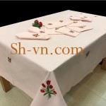 Khăn trải bàn thêu tay hcm 'Mẫu hoa tulip 549'